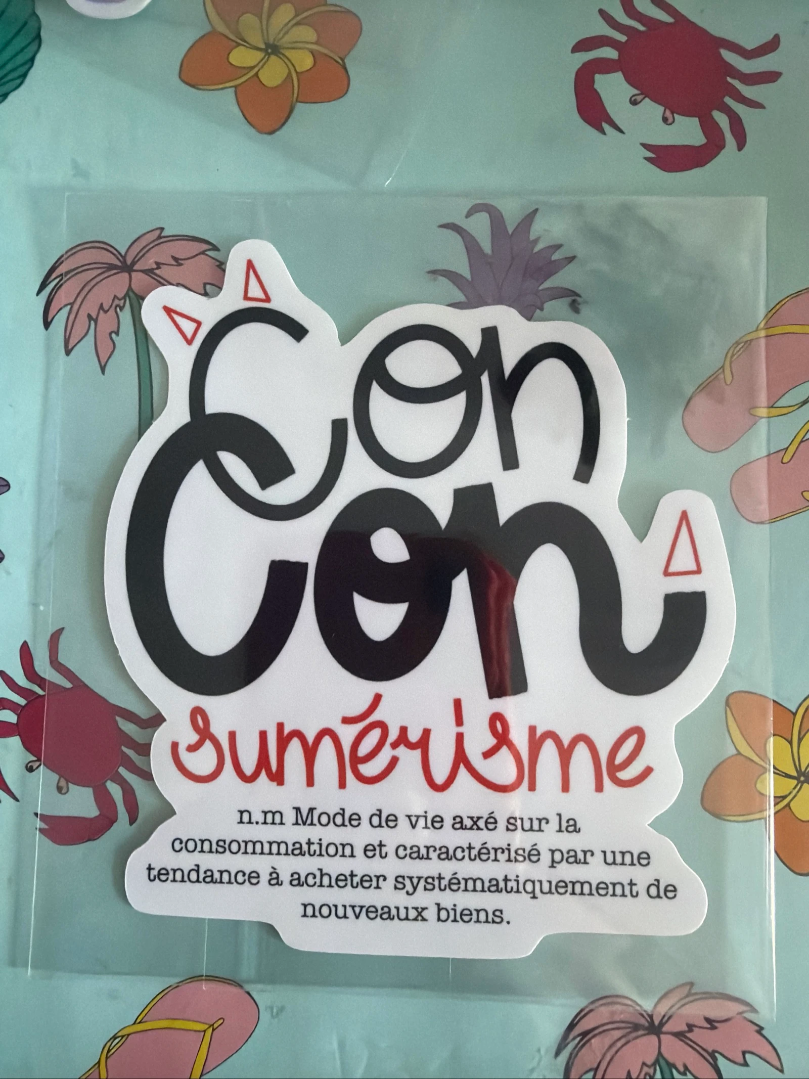Sticker « Con Con Sumérisme » 